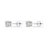 Forever Classic 1ct Brilliant Diamond Solitaire Platinum Stud Earrings