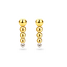 Modern Edge Akoya Pearl 18ct Gold Maxi Drop Earrings