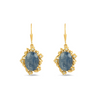 Margot Fox | Demeter's Romance Kyanite & Topaz Floral Drop Earrings